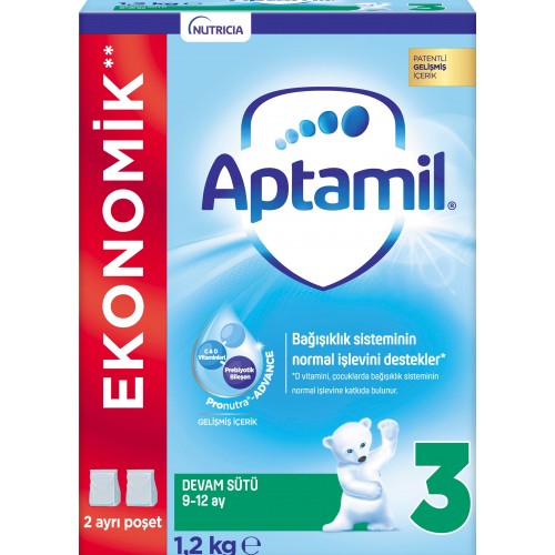 Aptamil 3 Devam Sütü 1200 g 9-12 Ay